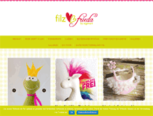 Tablet Screenshot of filzfrieda.de